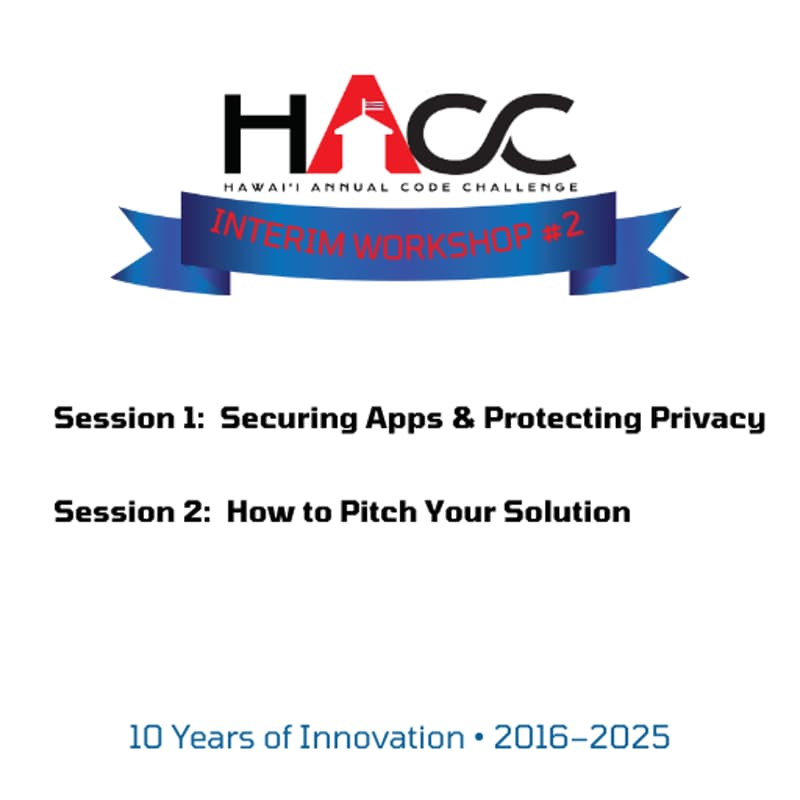 Cover Image for HACC25 Interim Workshop #2