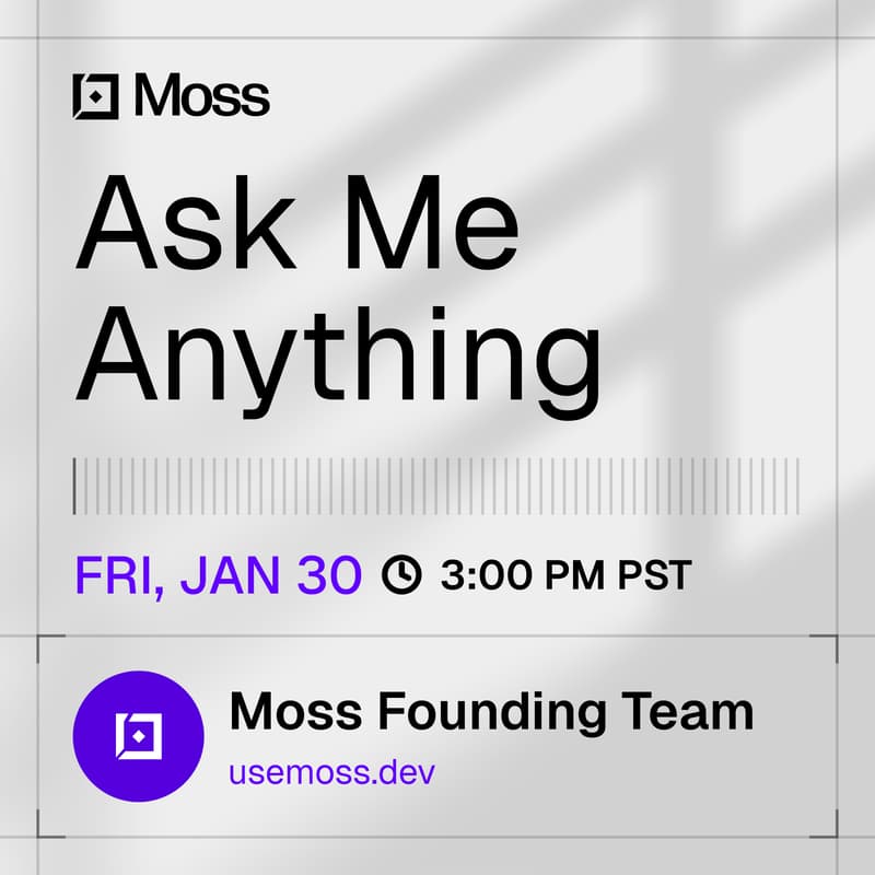 Cover Image for Moss AMA: Building Ultra-Low Latency AI Agents