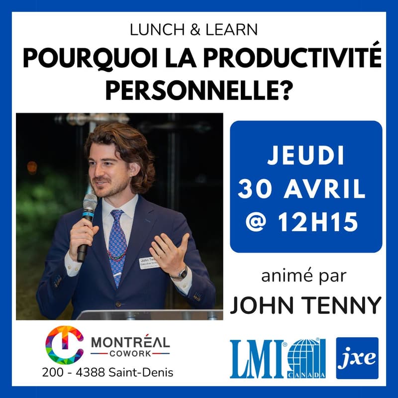 Cover Image for Pourquoi la productivité personnelle?