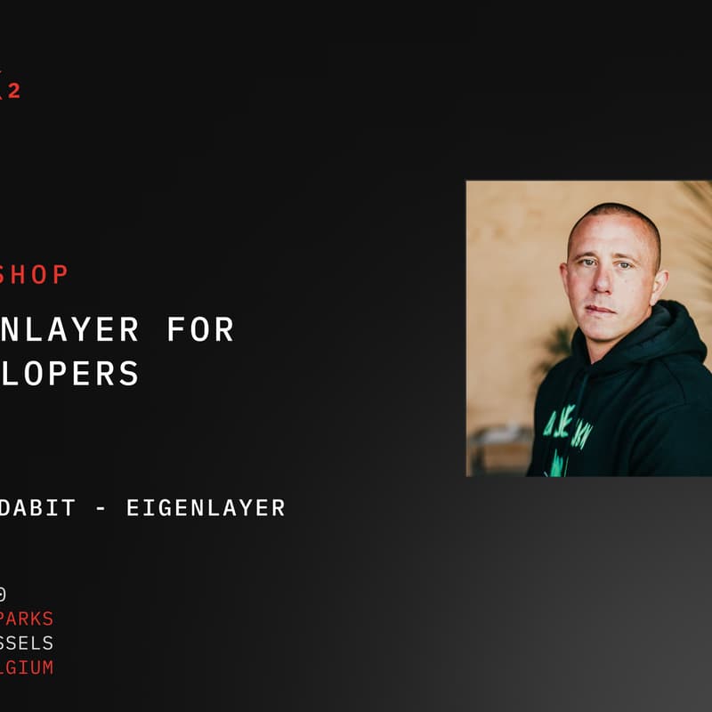 Cover Image for Workshop | EigenLayer for Developers