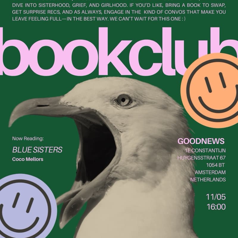 Cover Image for WSCA bookclub @ GoodNews