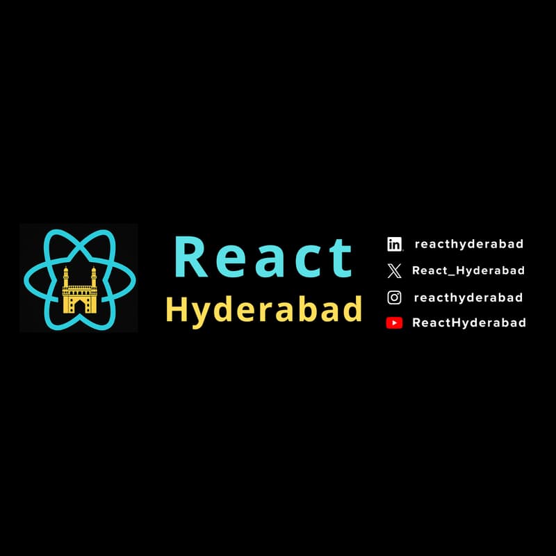 Cover Image for React Hyderabad Meetup #1