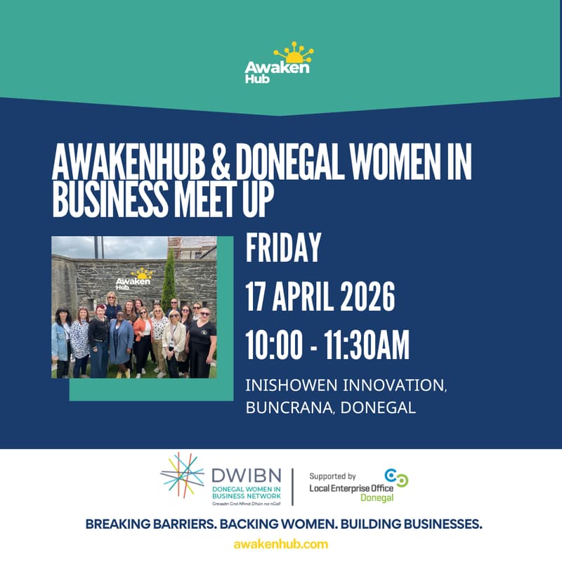 Cover Image for AwakenHub x Donegal Women in Business Network MeetUp