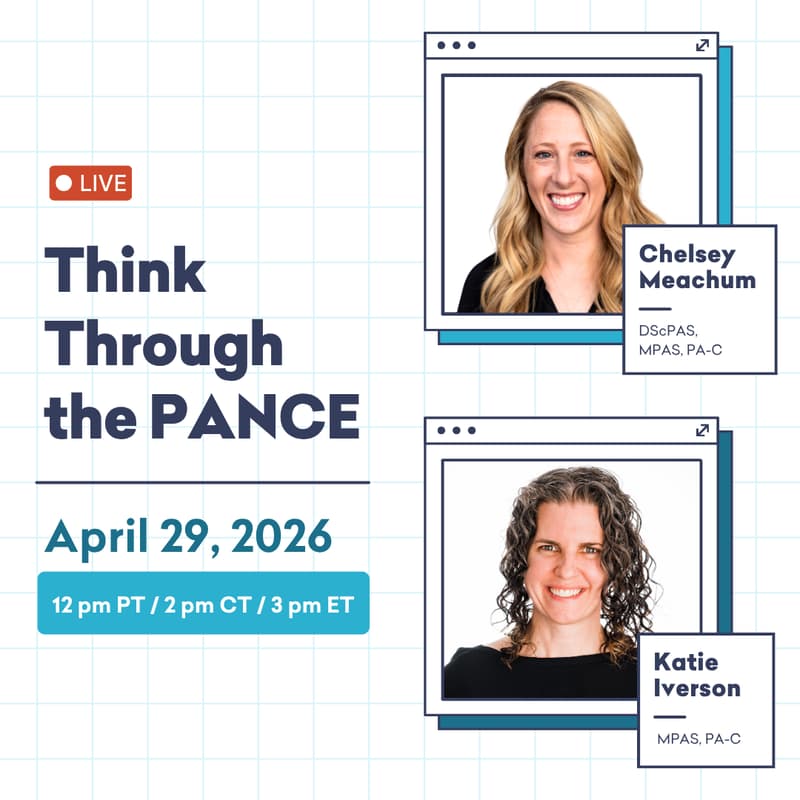 Cover Image for Think Through the PANCE: A Live Strategy Session