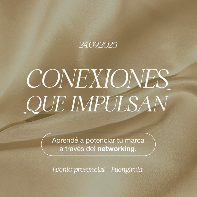 Cover Image for Conexiones que impulsan: aprende a potenciar tu marca a través del Networking
