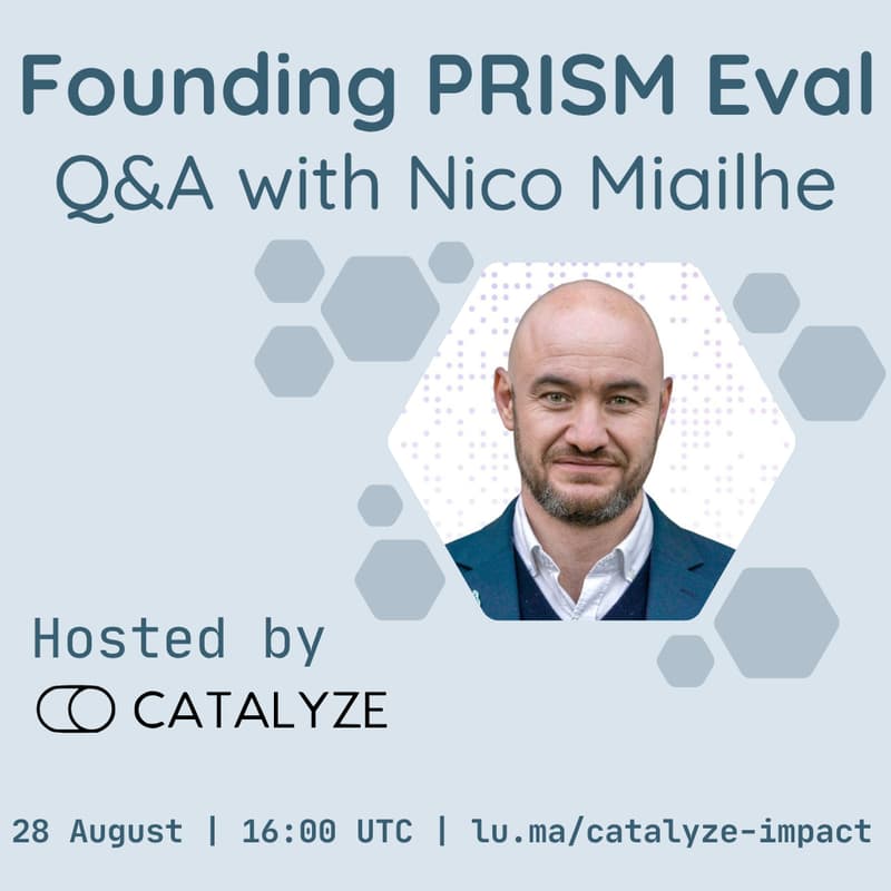 Cover Image for Q&A with Nicolas Miailhe: Founding a For-Profit AI Evaluations Startup