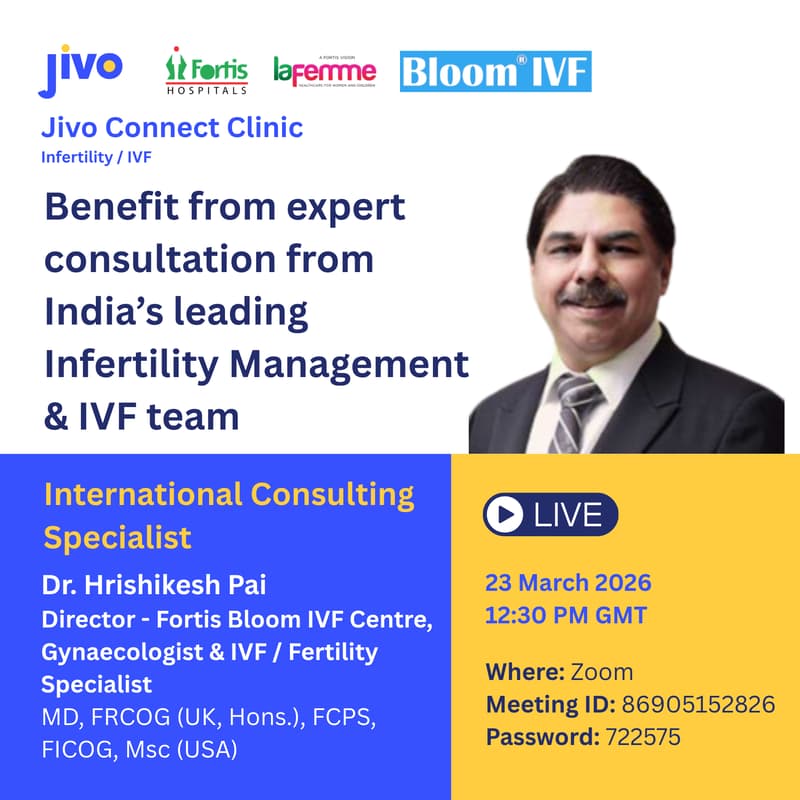 Cover Image for Jivo Connect Clinic - Infertility / IVF