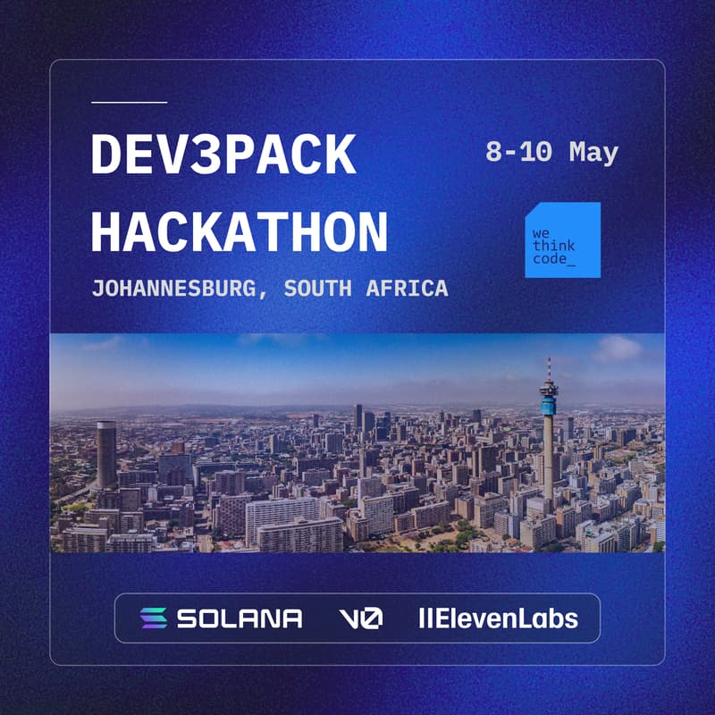 Cover Image for Dev3pack Hack, Johannesburg 🇿🇦