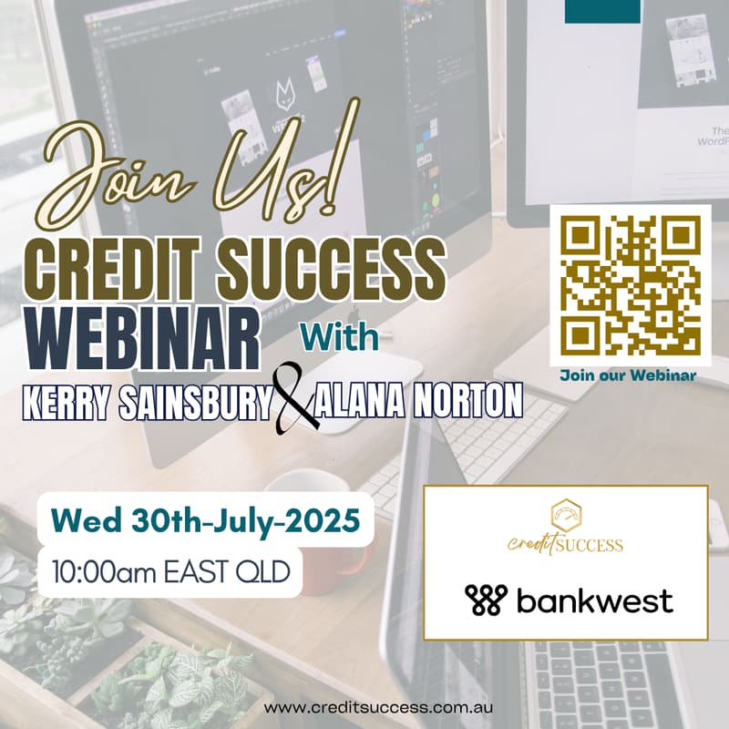 Cover Image for Credit Success Webinar with Alana Norton Bankwest