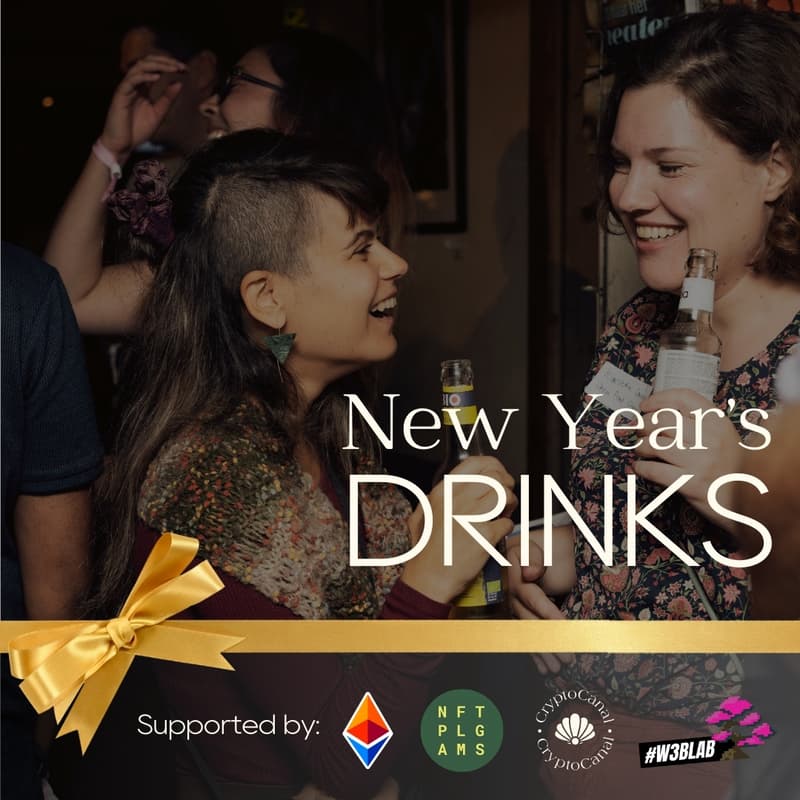 Cover Image for New Year's Drinks - Crypto Communities Unite 🥳