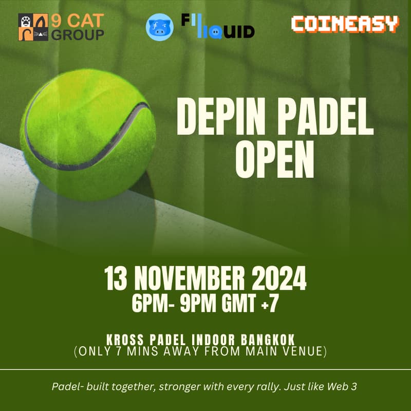 Cover Image for 🎾 DePIN Padel Open