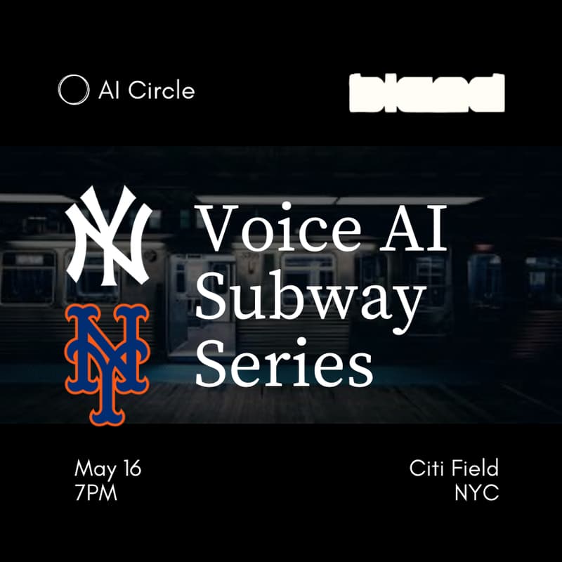 Cover Image for Yankees v. Mets at Citi Field with Bland AI and AI Circle