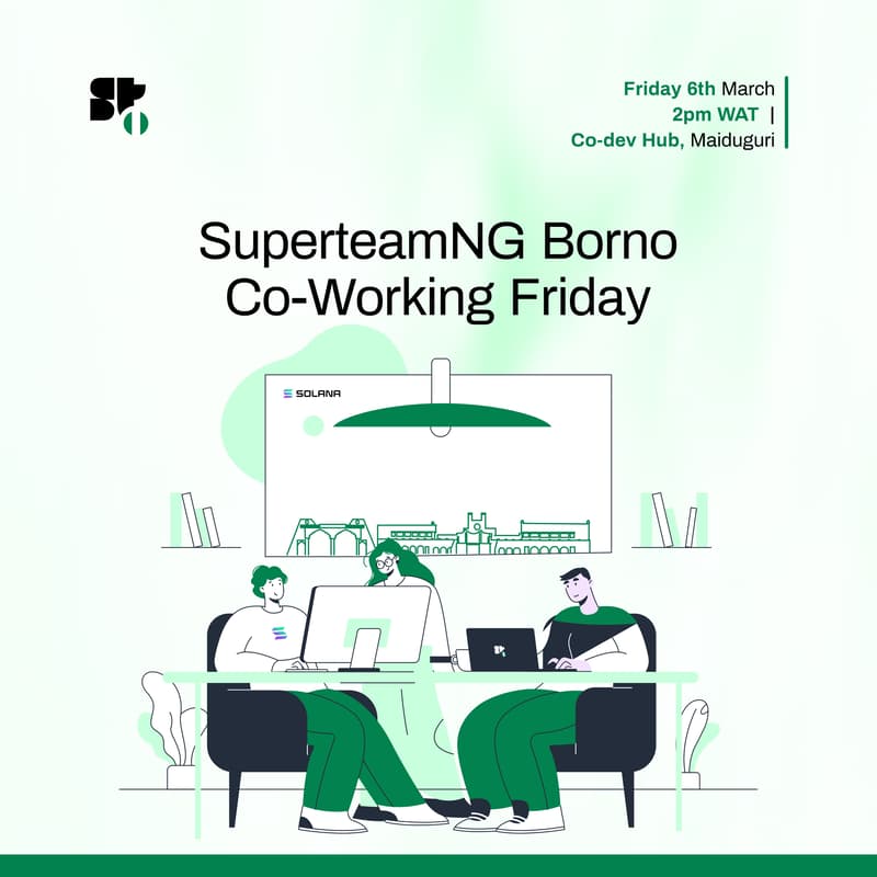 Cover Image for SuperteamNG Borno Co-Working Friday