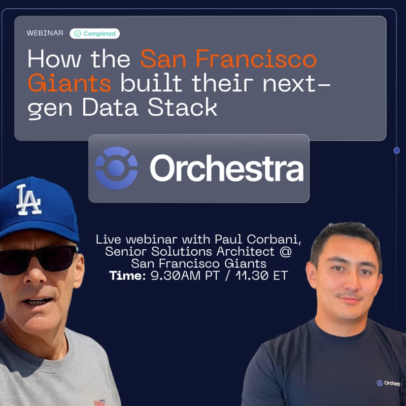 Cover Image for Data at the San Francisco Giants: How the Giants use Orchestra to outperform the competition!