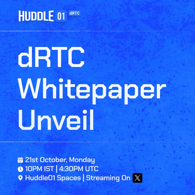 Cover Image for dRTC Whitepaper Unveil