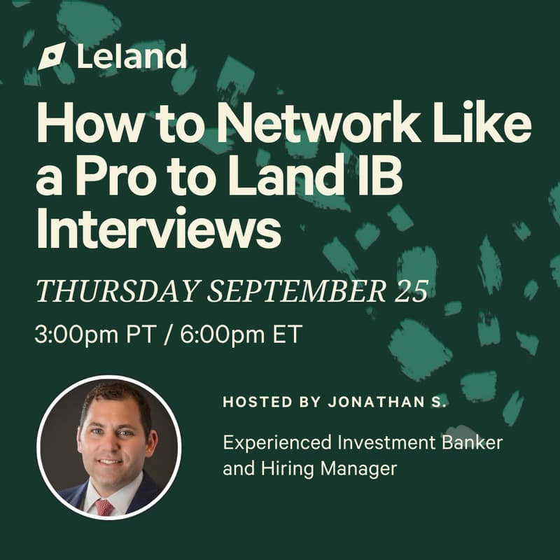 Cover Image for How to Network Like a Pro to Land IB  Interviews