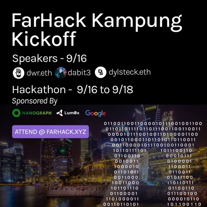 Cover Image for FarHack Kampung Kickoff