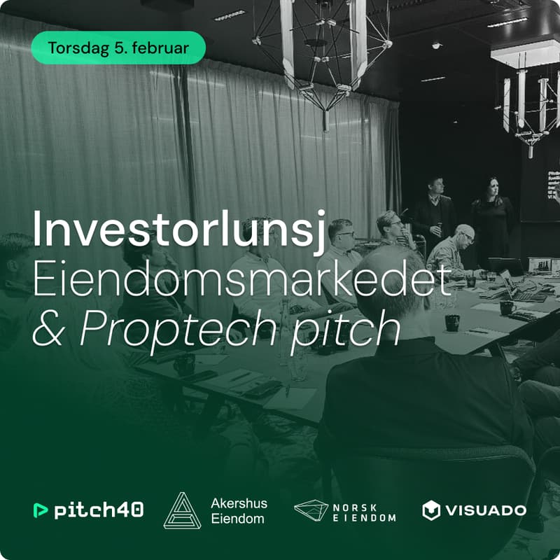 Cover Image for Pitch40 Investorlunsj