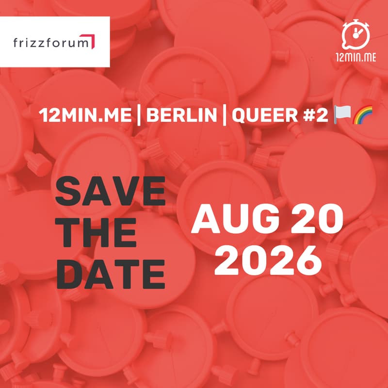 Cover Image for 12MIN.ME | BERLIN | QUEER 🌈 #2