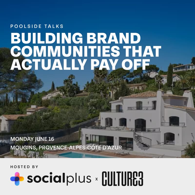 Cover Image for Sunset Poolside Talks: Building Brand Communities That Actually Pay Off