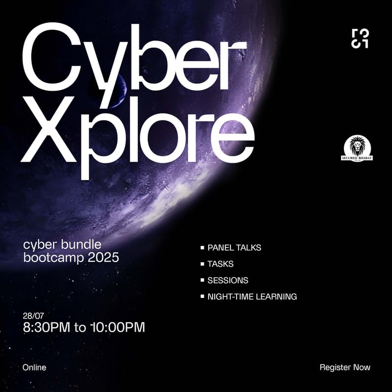 Cover Image for Cyber Xplore – A 14-Day Hands-On Cybersecurity Bootcamp