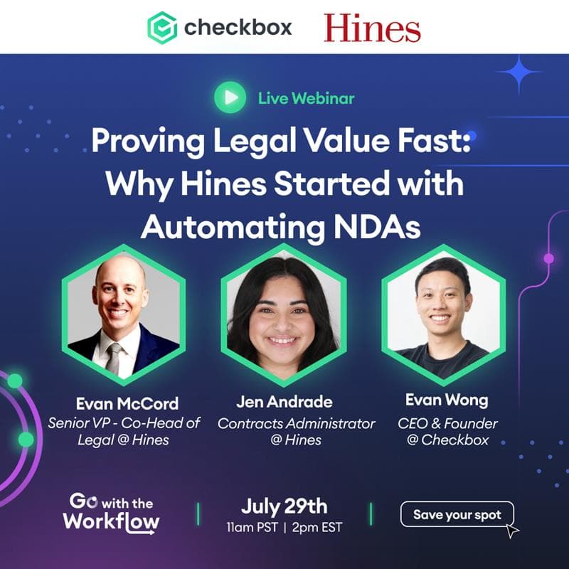 Cover Image for Proving Legal Value Fast: Why Hines Started with Automating NDAs