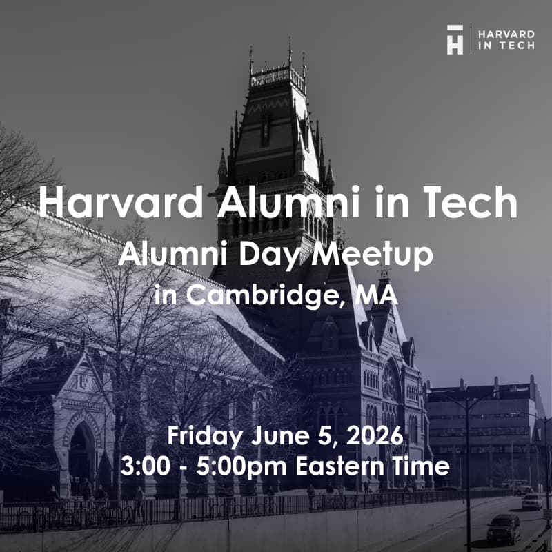 Cover Image for Harvard Alumni in Tech Alumni Day Meetup in Cambridge, MA