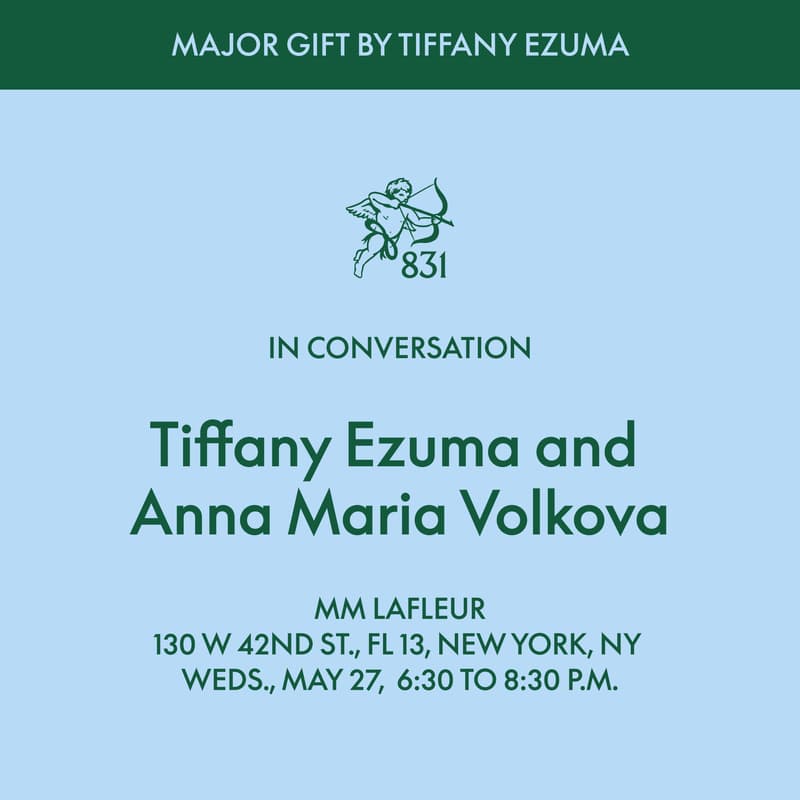 Cover Image for NYC: Tiffany Ezuma in conversation with Anna Maria Volkova