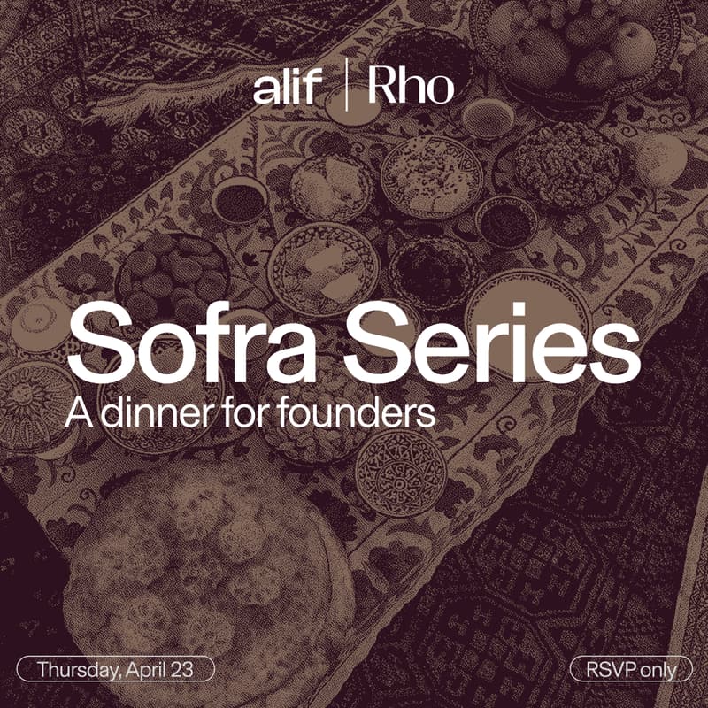 Cover Image for Sofra Series: A dinner for founders