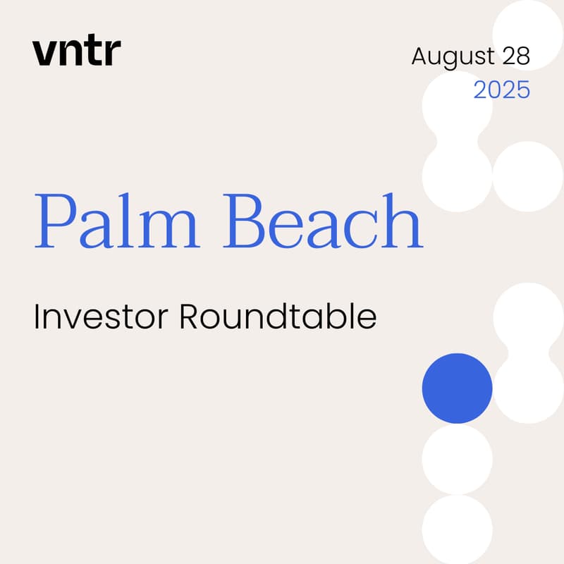Cover Image for VNTR Investor Roundtable Palm Beach