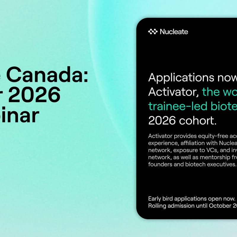 Cover Image for Nucleate Canada: Activator 2026 Webinar and Panel