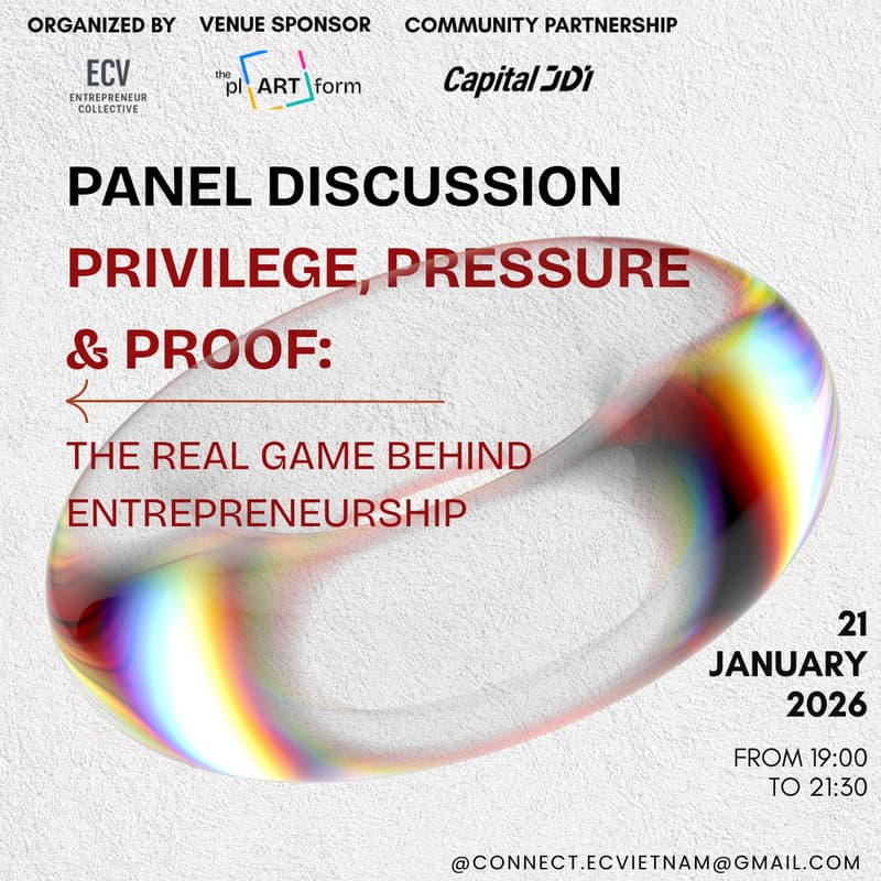 Cover Image for #SERIES 2: ECV - PANEL DISCUSSION | PRIVILEGE, PRESSURE & PROOF: THE REAL GAME BEHIND ENTREPRENEURSHIP