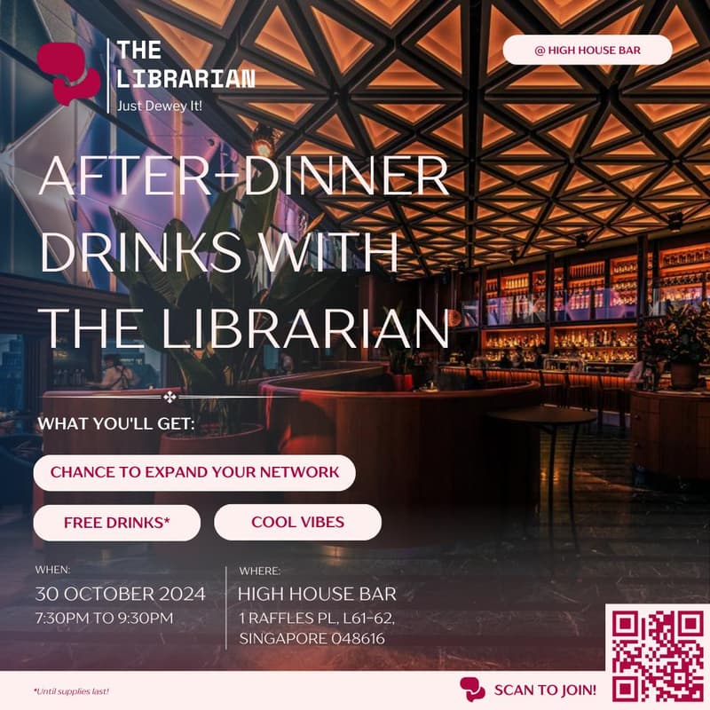 Cover Image for AFTER-DINNER DRINKS WITH THE LIBRARIAN
