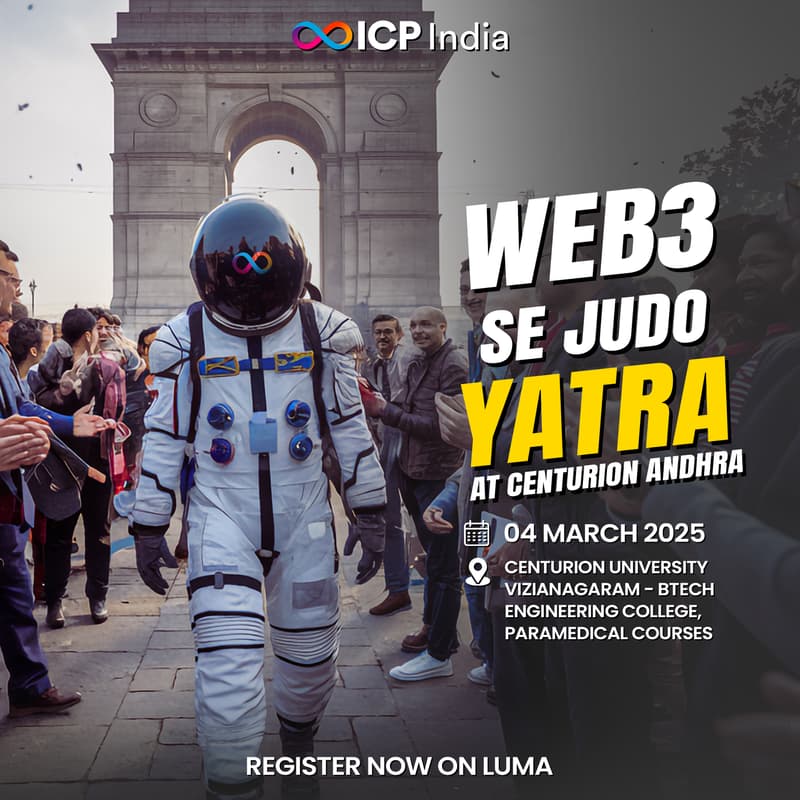Cover Image for Web3 se Judo Yatra at Centurion Andhra