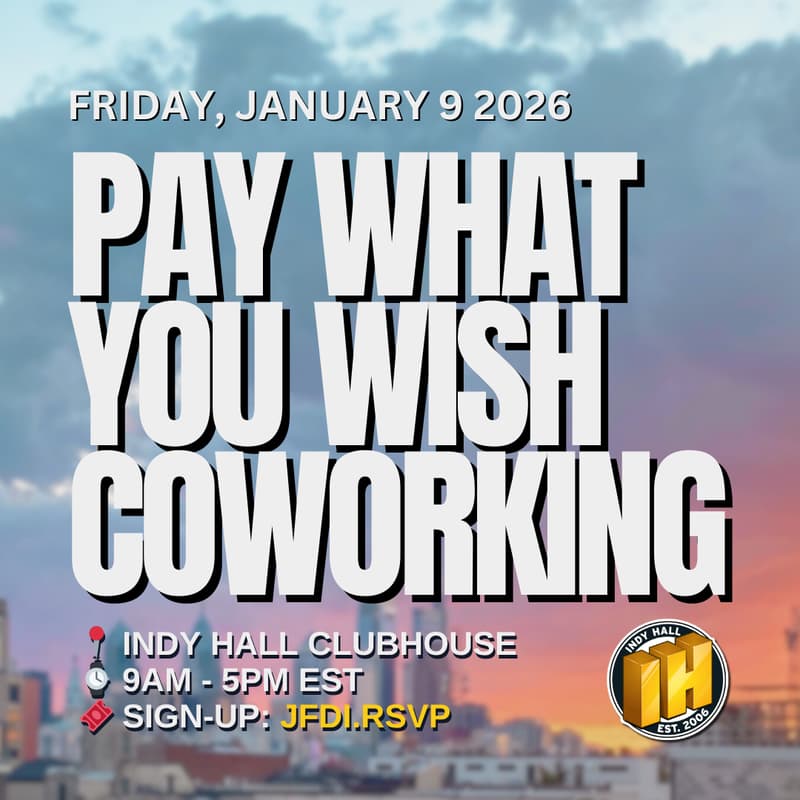 Cover Image for PWYW Coworking - January 9