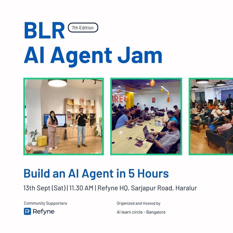 Cover Image for BLR AI Agent Jam (Sep Edition): Mini-Hackathon for Product Professionals