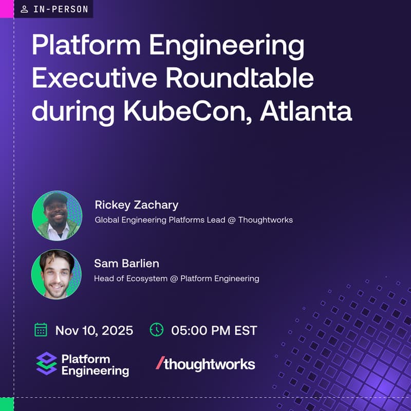 Cover Image for Platform Engineering Executive Roundtable during KubeCon, Atlanta