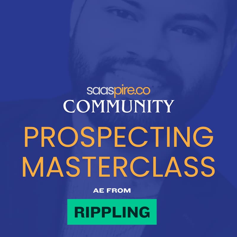Cover Image for Saaspire - Prospecting Masterclass By Aquil Ansari