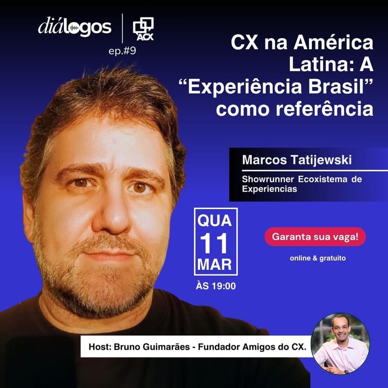 Cover Image for Diálogos | ACX Ep. #9 - CX na América Latina: A “Experiência Brasil” como referência