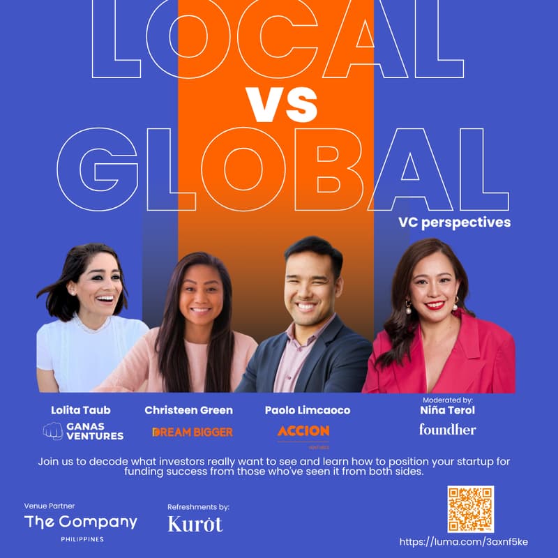 Cover Image for 🇵🇭 Manila Ganas x DB x Accion Ventures: Local vs Global VC