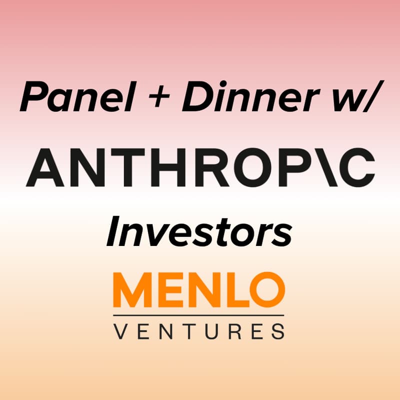 Cover Image for Anthropic Investor Panel + Dinner