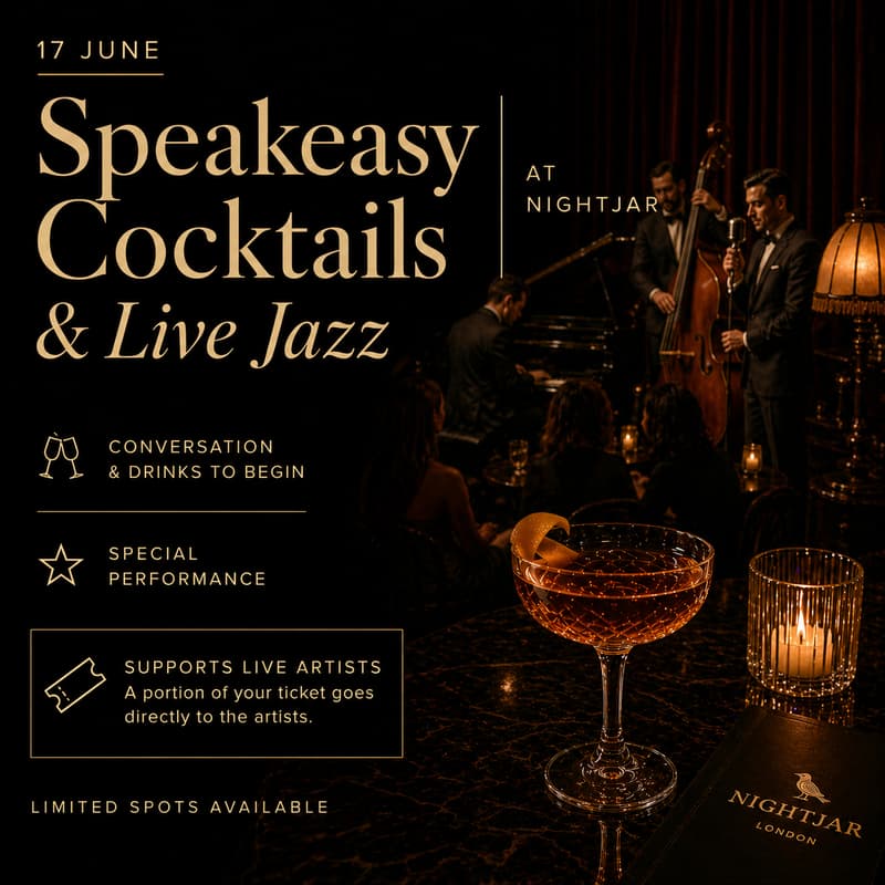 Cover Image for Speakeasy Cocktails & Live Jazz | Nightjar