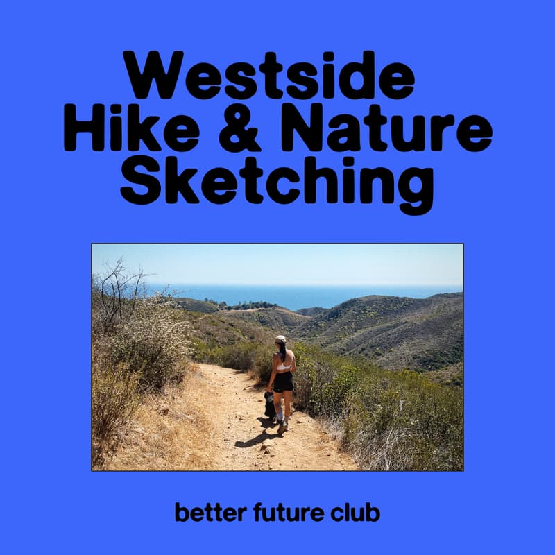 Cover Image for 🥾 Westside Hike and Nature Sketching