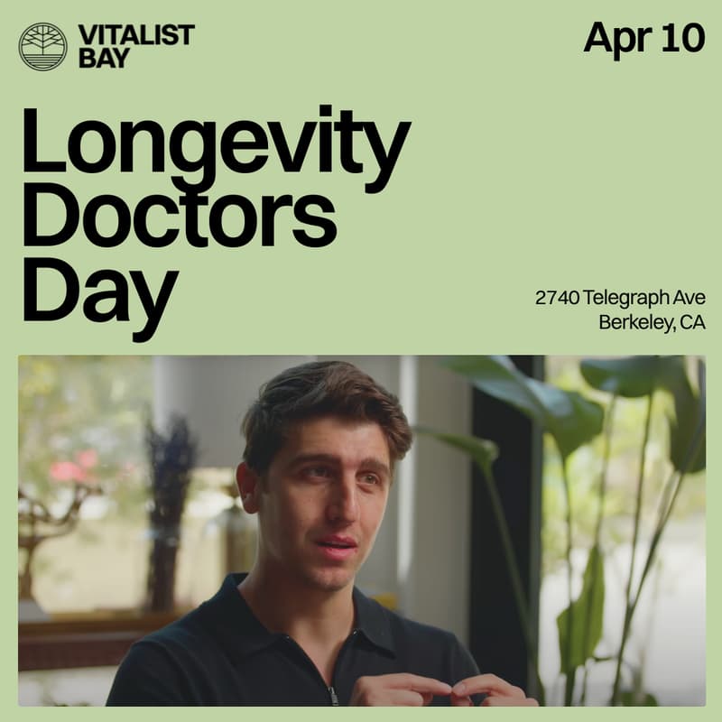 Cover Image for Longevity Doctors Day @Vitalist Bay