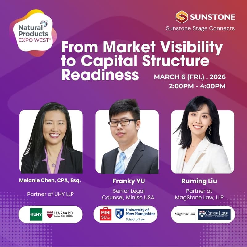 Cover Image for Beyond Expo West @Sunstone: From Market Visibility to Capital Structure Readiness
