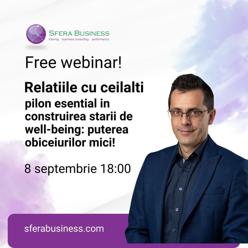 Cover Image for Relatiile cu ceilalti – pilon esential in construirea starii de well-being: puterea obiceiurilor mici!