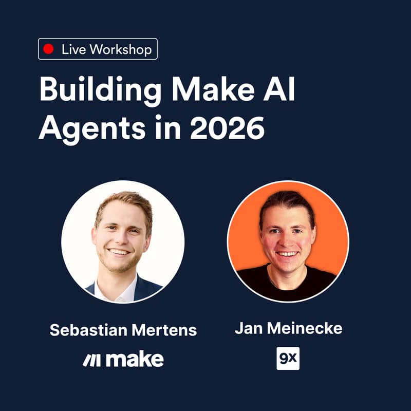 Cover Image for Building Make AI Agents in 2026
