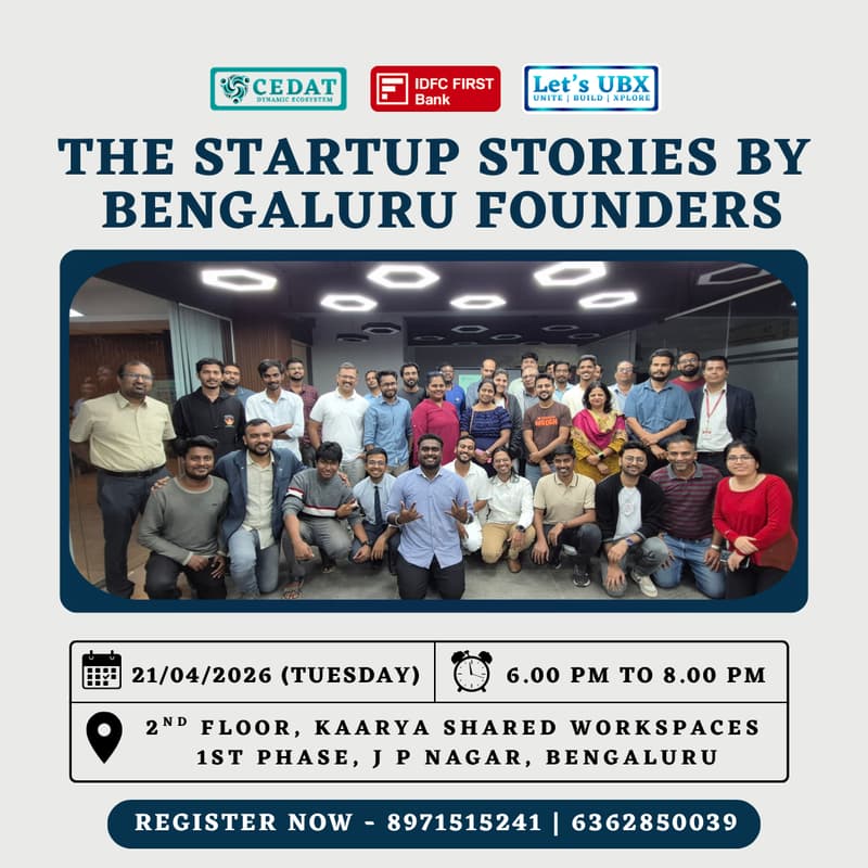 Cover Image for The Startup Stories by Bengaluru Founders