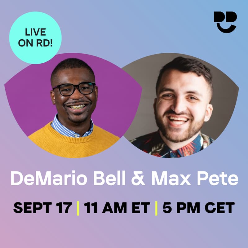 Cover Image for What makes an inclusive community? with Max Pete & DeMario Bell