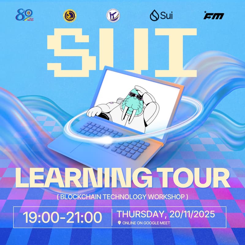 Cover Image for Sui Learning Tour x UTC2 Training Webinar #2: How to Build on Sui